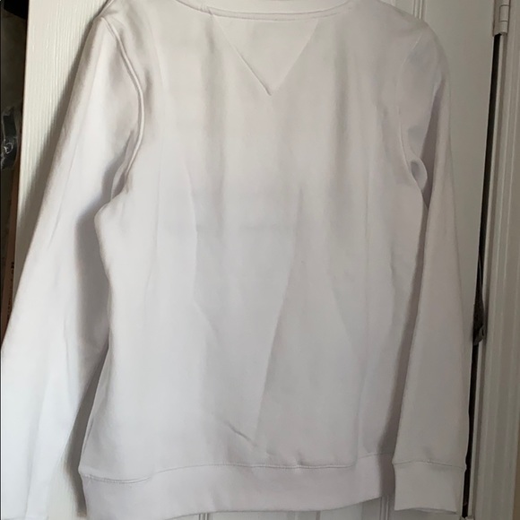 TH Tommy Hilfiger embroidered flag white sweatshir - Picture 7 of 8